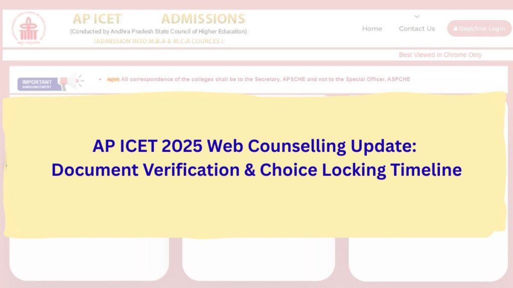 Add-a-subheading AP ICET Web Counselling